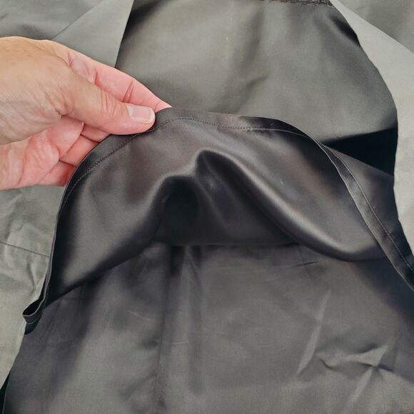 J Crew Silk Emma Faille Strapless Dress Chocolate Brown Knee Length Size 12 - Picture 9 of 9